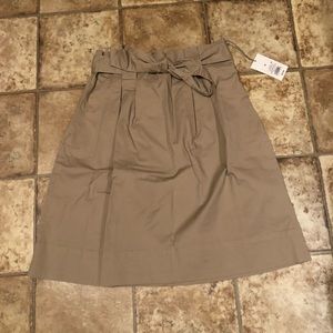 Size M Khaki Pleated Skirt